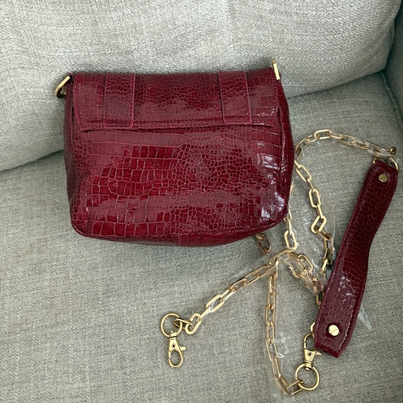 Vintage Tory Burch Small Crossbody Purse in Dark Red - Picture 5 of 5